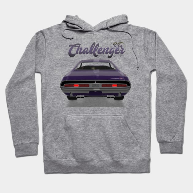 Challenger RT purple black Hoodie by PjesusArt